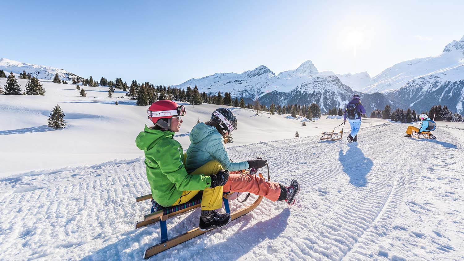 Hotel-Grischuna-Bivio-Winter-SChlittenfahrt